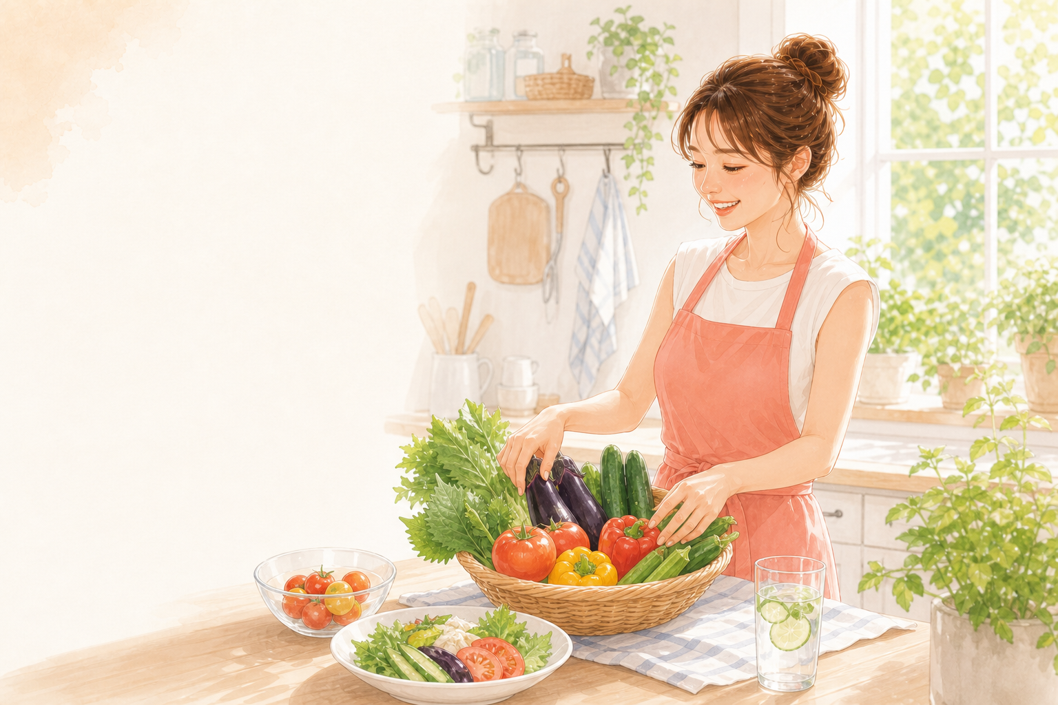 夏野菜でデトックス！ダイエットを助ける旬の食材活用法