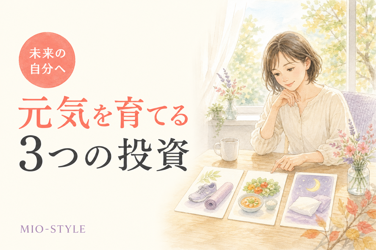 敬老の日に考える。「元気な未来の自分」への3つの投資